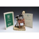 A KEVIN DAVIS LIMITED EDITION 'OOH LA LA' FRENCH MAID FIGURE, number 92 OF 150, with certificate,
