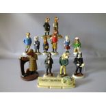 TWELVE ROBERT HARROP COUNTRY COMPANIONS FIGURES, shooting and sporting themed examples include Labr