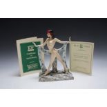 A KEVIN DAVIS 'FREE SPIRIT' FIGURE number 218, with certificate,H 25.5 cm