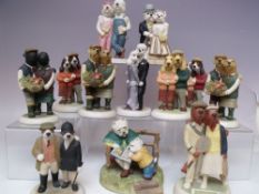 A COLLECTION OF UNBOXED ROBERT HARROP DOG GROUP FIGURES, various dog breeds, some duplicates, to in