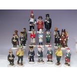 A COLLECTION OF UNBOXED ROBERT HARROP DOG FIGURES, to include a Bulldog Beefeater, Bullmastiff Hor