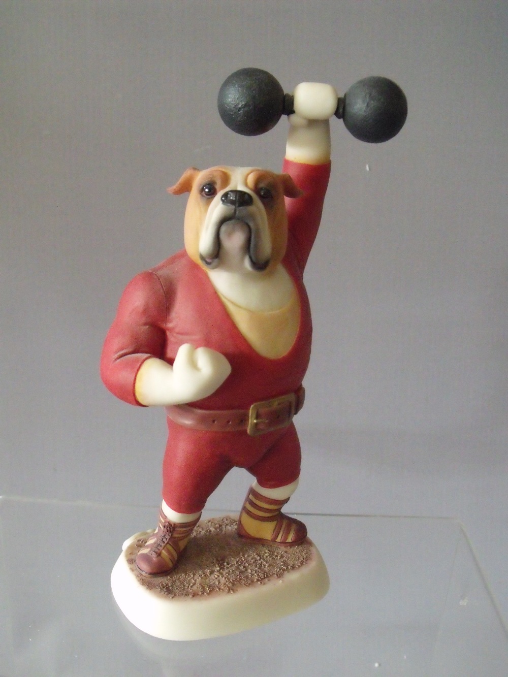 FOUR BOXED ROBERT HARROP SPECIAL LIMITED EDITION DOG FIGURES, comprising three Bulldog rugby themed - Image 6 of 9