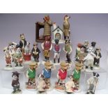 A COLLECTION OF UNBOXED ROBERT HARROP DOG FIGURES, to include a collection of Puppy Dogs Tails figu