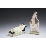 ROYAL DOULTON FIGURE DAISY HN3804, together with Sleeping Beauty HN3079, W 20.5 cm