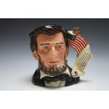 LIMITED EDITION ROYAL DOULTON CHARACTER JUG - ABRAHAM LINCOLN D6936, number 1890, H 18 cm