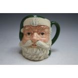 SAMPLE ROYAL DOULTON CHARACTER JUG - GREEN SANTA CLAUS 'NOT PRODUCED FOR SALE', stamped to base 'TH