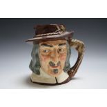 ROYAL DOULTON CHARACTER JUG - IZAAK WALTON D6404, H 18 cm