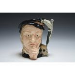 ROYAL DOULTON CHARACTER JUG - HAMLET D6672, H 19 cm