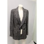 PINTO, a ladies coat with double belt, size 8