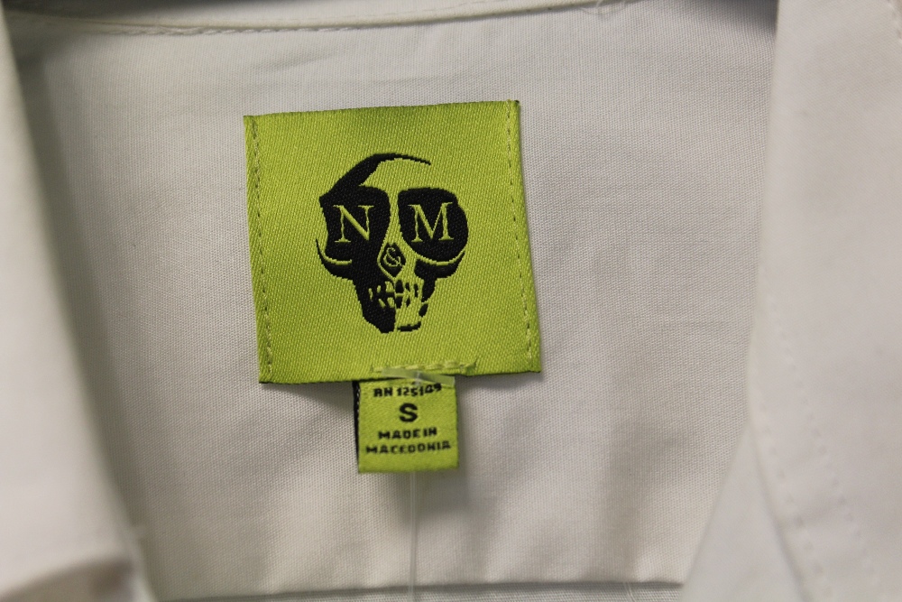 NM 328, a gents embroidered white shirt - Image 3 of 4