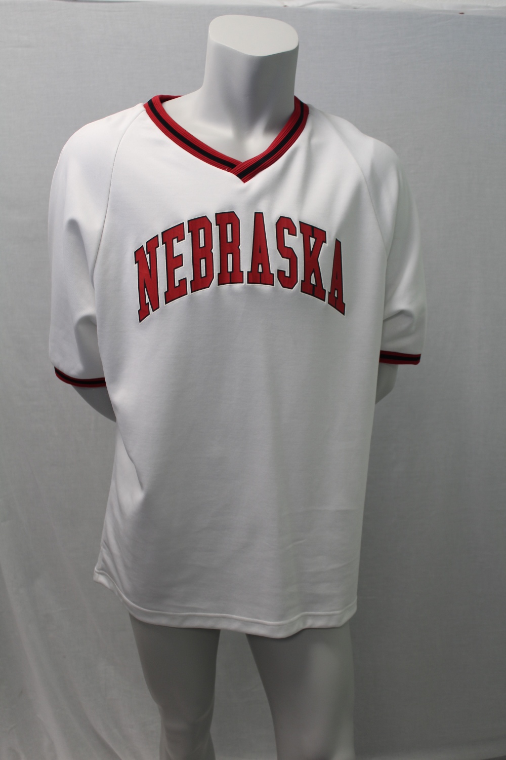 MAIN LABEL, a mens oversized t-shirt with Nebraska to front, size L