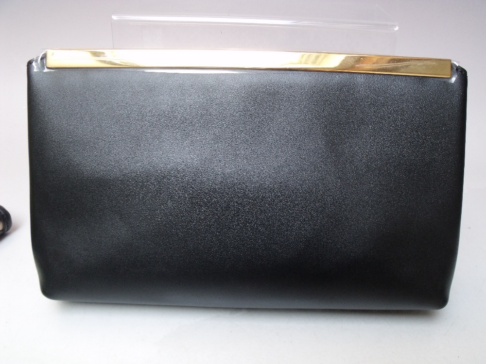 TWO TED BAKER CLUTCH BAGS, both new with tags, one snakeskin example with gold tone hardware and - Image 5 of 5