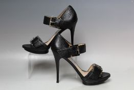 A BOXED PAIR OF MICHAEL KORS STILLETO SANDALS, US size 10MCondition Report:shows signs of wear to