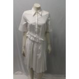 VICTORIA BECKHAM, a ladies white dress, size 10