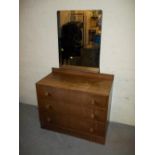 A FYNE LADYE 1950S / 60S OAK DRESSING TABLE