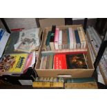TWO BOXES OF MISCELLANEOUS BOOKS