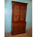 AN EDWARDIAN DISPLAY CABINET