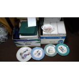 A QUANTITY OF BOXED COLLECTORS' PLATES TO INCLUDE COALPORT