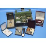 COLLECTABLES TO INCLUDE COSTUME JEWELLERY, WRIST WATCHES ETC.