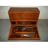 A CARPENTERS TOOL BOX AND CONTENTS INCLUDED.
