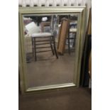 A RECTANGULAR MIRROR, 90 X 65 CM