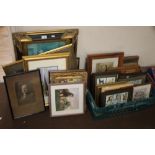 A LARGE QUANTITY OF ASSORTED PICTURES AND PRINTS
