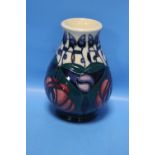 A MOORCROFT MINIATURE VASE, APPROX. 10 CM HIGH