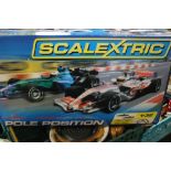 SCALEXTRIC POLE POSITION BOXED SET (contents not fully checked)