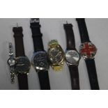 SIX WRIST WATCHES