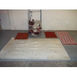 A LARGE SELECTION OF RUGS.