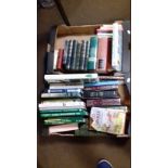 TWO TRAYS OF MISCELLANEOUS BOOKS