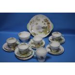 A SHELLEY 'ENGLISH LAKES' TEASET