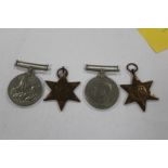 A GROUP OF FOUR WWII MEDALS