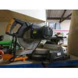 AN EVOLUTION ELECTRIC CIRCULAR MITRE SAW