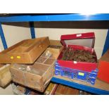 A QUANTITY OF TOOLS PARTS NAILS ETC