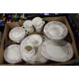 A TRAY OF ROYAL DOULTON INFINITY CHINA