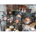 THREE ROYAL DOULTON CHARACTER JUGS - RIP VAN WINKLE, consisting of two, medium D6463 - one with a