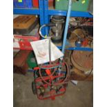 A PORTAPAK GAS WELDING TROLLEY