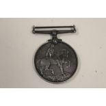 A WWI MEDAL AWARDED TO PTE. J. E. STEPHENS R. W. FUS