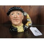 ROYAL DOULTON CHARACTER JUG - PEARLY KING D6844, H 10 cmCondition Report:no obvious damage or