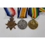 A GROUP OF THREE WWI MEDALS AWARDED TO 13343 L. CPL. F. G. HEATH. LIMNC. R.