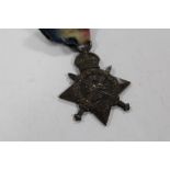 A WWI MONS STAR MEDAL AWARDED TO 8063 PTE. J. BLACK 2/W. RID. R.