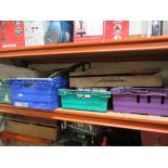 FIVE BOXES OF ASSORTED TOOLS TO INCLUDE SAWS
