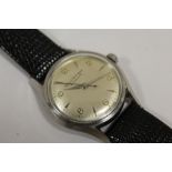 A VINTAGE GENTS GIRARD PERREGAUX GYROMATIC WRISTWATCH