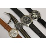 FOUR GENTS WRISTWATCHES