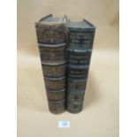 TWO ANTIQUARIAN BOOKS COMPRISING THE ILLUSTRATED FAMILY BIBLE BY JOHN BROWN 1840 AND THE HISTORY