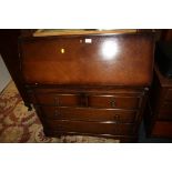 A VINTAGE OAK BUREAU