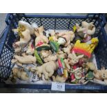 A PLASTIC BOX OF PIGGIN' FIGURES