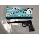 A BOXED VINTAGE .177 GAT AIR PISTOL