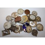 A BAG OF WRISTWATCH MOVEMENTS